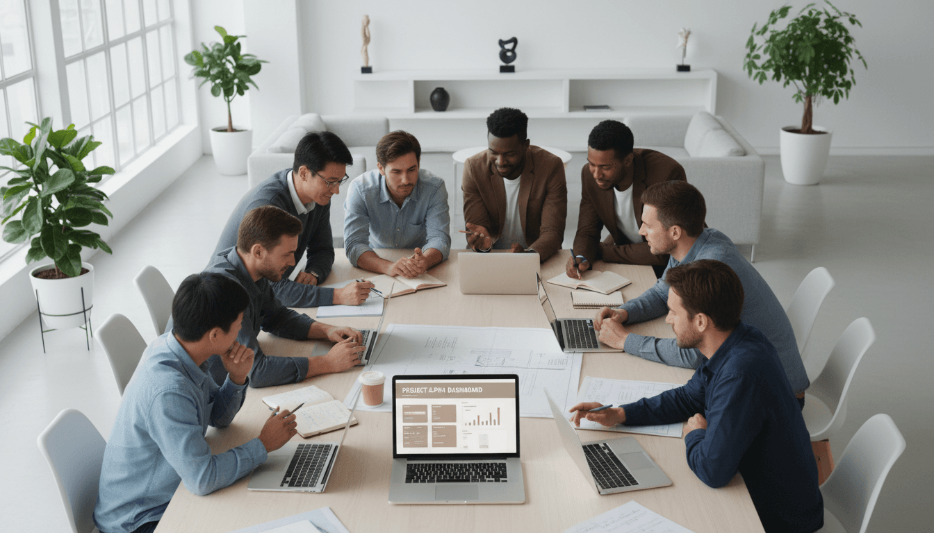 CompNet Solutions team collaborating on technology solutions